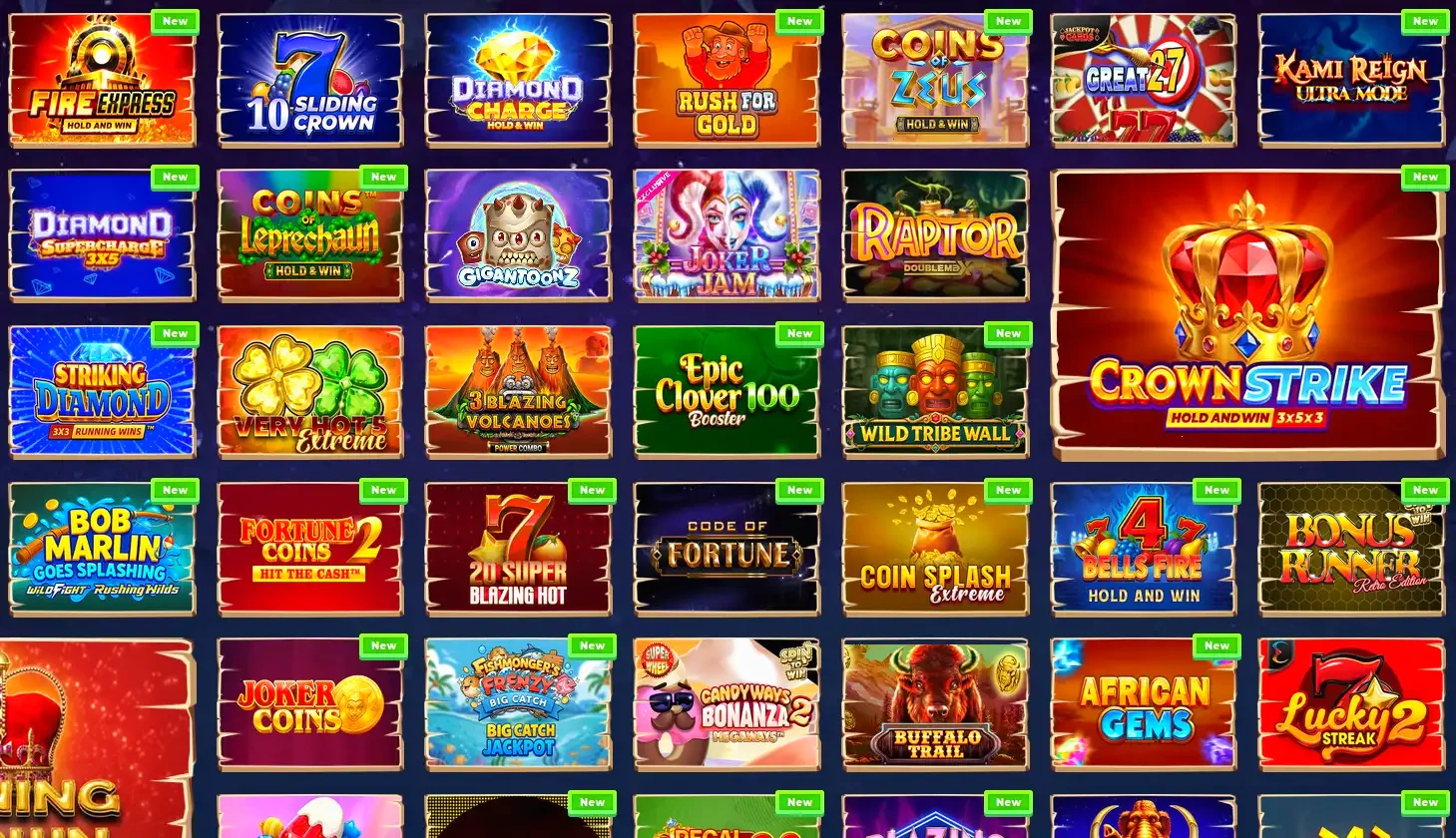 Flappy Casino mobile App Spieleübersicht auf Smartphone